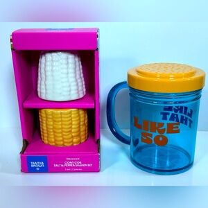 Tabitha Brown Novelty Salt & Pepper Shaker And Single Seasoning Shaker Set (NWT)